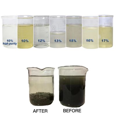 液体水処理 PAC 純度 100% 淡黄色または無色ポリアルミニウム塩化物溶液