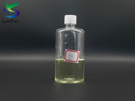 黄色の透明水処理 PAC 10~18%の濃度で液化してCODとBODを効果的に除去する