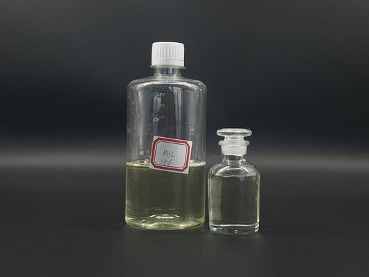 黄色の透明水処理 PAC 10~18%の濃度で液化してCODとBODを効果的に除去する